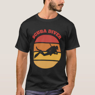 Camiseta Scuba Diver Sea Underwater Deep