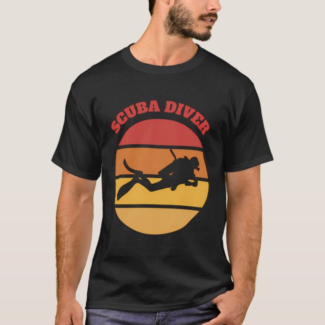 Camiseta Scuba Diver Sea Underwater Deep (Frente)
