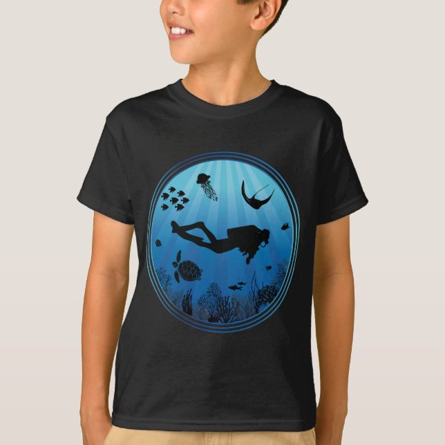 Camiseta Scuba Diver Underwater (Frente)