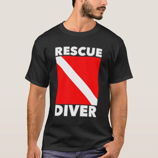 Camiseta Scuba Divers Certified Rescugate Diver (Frente)