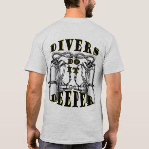 Camiseta Scuba Divers Engraçada Do It Sens T-shirt 1