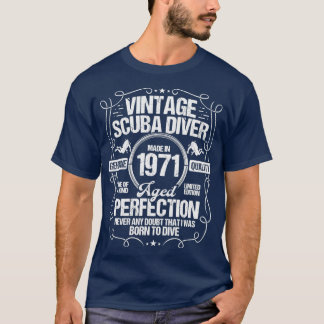 Camiseta Scuba Diving Birthday Idea 1971 Scuba Diver