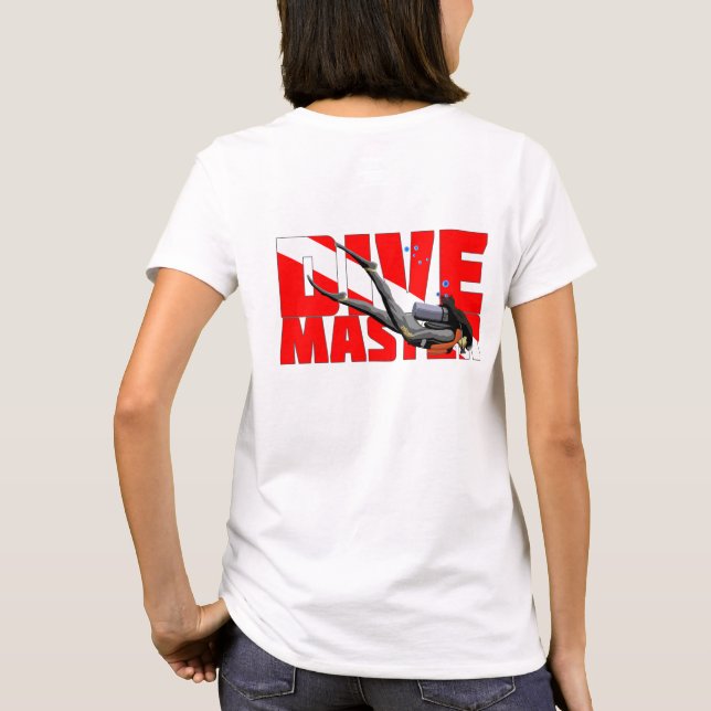 Camiseta Scuba Diving Dive Master (Verso)