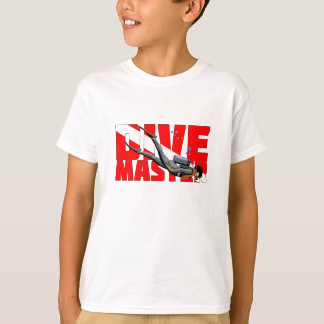 Camiseta Scuba Diving Dive Master (Frente)