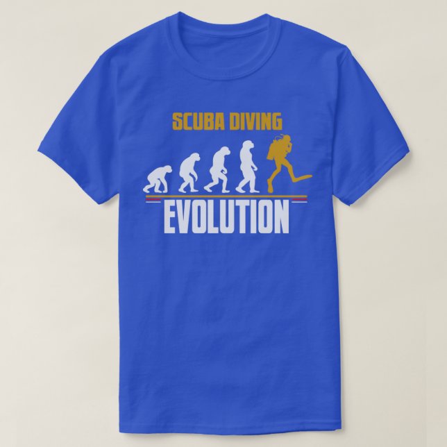 Camiseta Scuba Diving Evolution 7 (Frente do Design)
