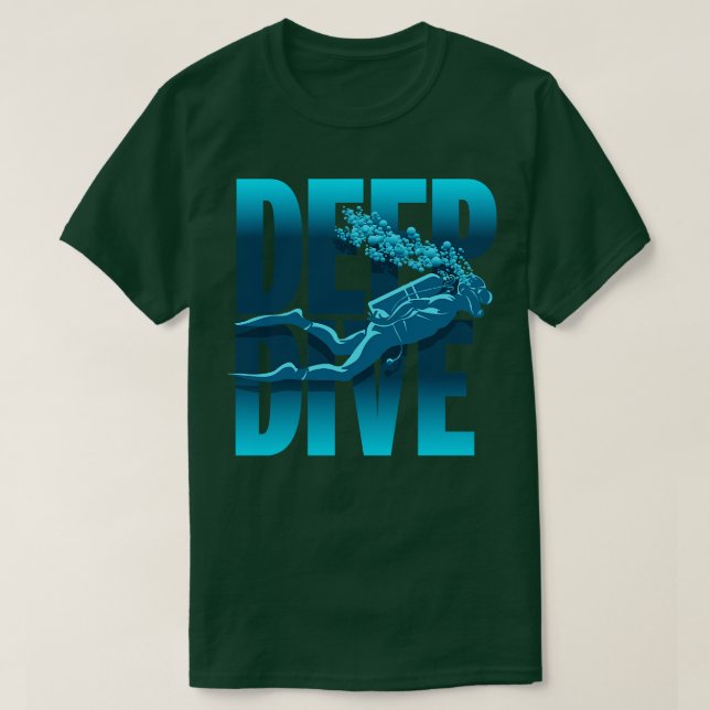 Camiseta Scuba Diving Reef Merging Freediving Spearfish p (Frente do Design)