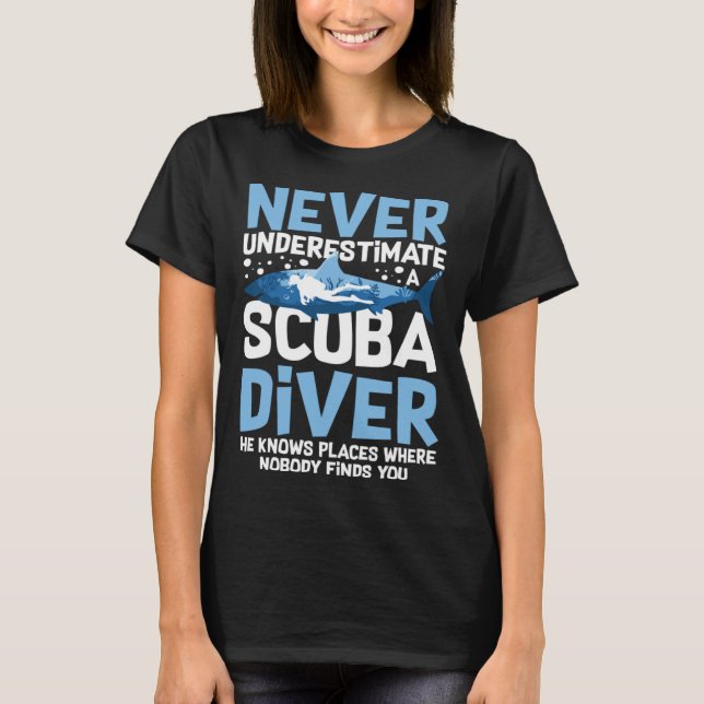 Camiseta Scuba Diving Snorkeling Underwater Diving  1 (Frente)