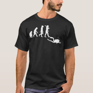 Camiseta Scuba Evolution Funny Scuba Diving Evolution
