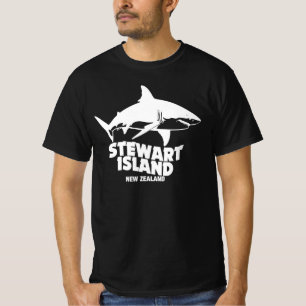 Camiseta Scuba Merge Com Tubarões - Ilha Stewart