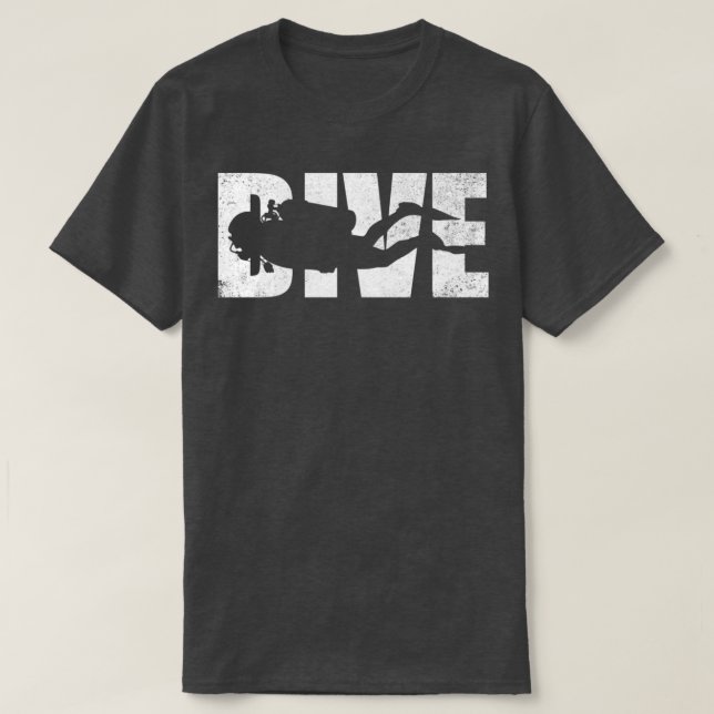 Camiseta Scuba Merge Oceano de Vida Lover Scuba Diver (Frente do Design)