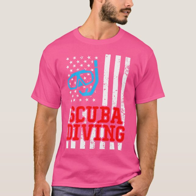 Camiseta Scuba Merging Funny Diver (Frente)