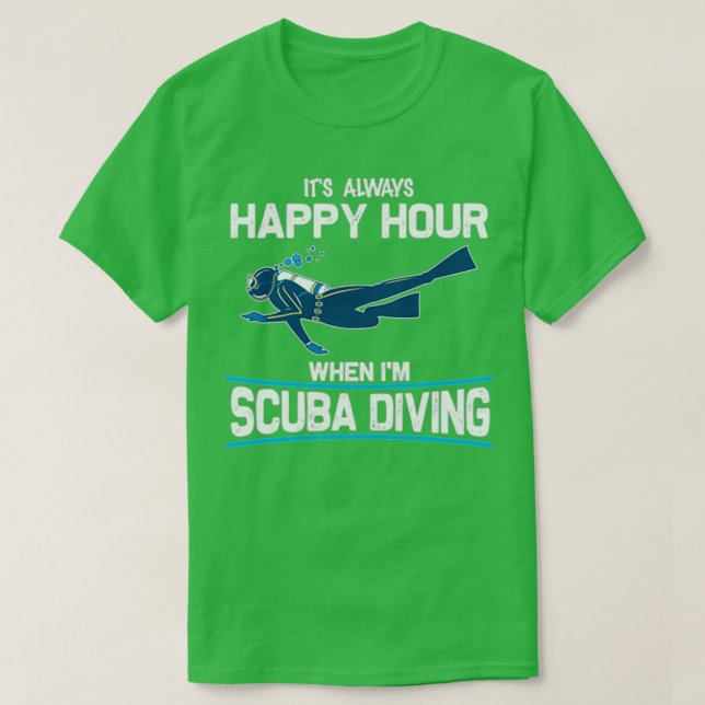 Camiseta Scuba Merging Happy Hour (Frente do Design)