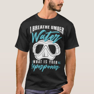 Camiseta Scuba Merging I Respira Sob Água Diver