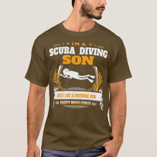 Camiseta Scuba Merging Son Christmas Presen ou Birthday Pre