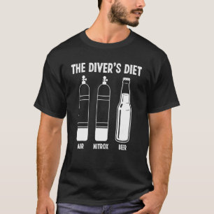 Camiseta Scuba Merging The Divers Diet Snorkeling Dive