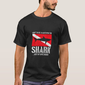 Camiseta Scuba Mergulhando Não Preciso Ultrapassar A Divers