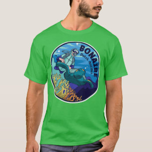 Camiseta Scuba, Mergulho Nas Antilhas Neerlandesas De Bonai