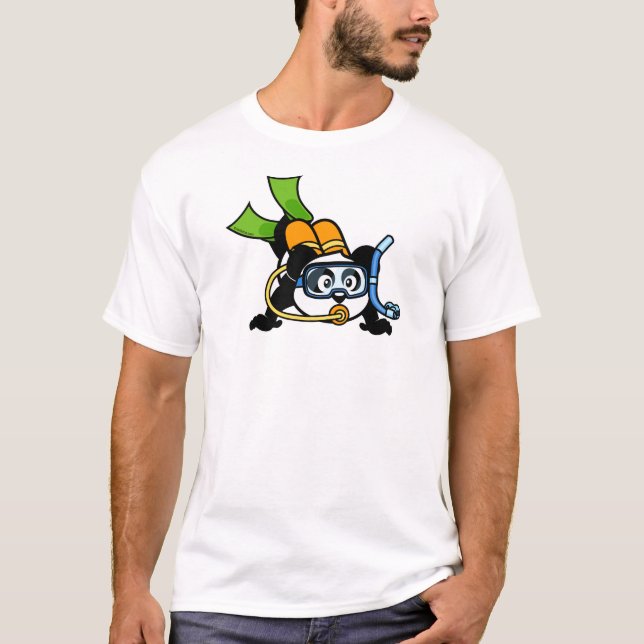 Camiseta Scuba Panda (Frente)