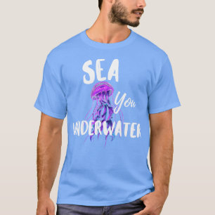 Camiseta Scuba Scuba mergulhando O Oceano Ama o Mergulhador