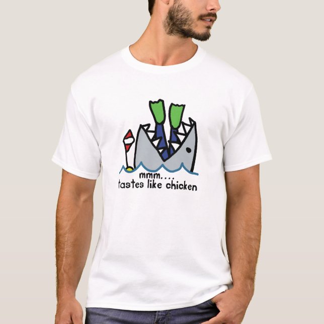 Camiseta Scuba Testa O Tubarão-Galinha (Frente)