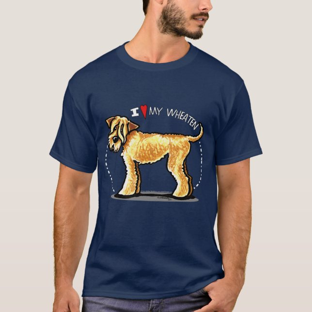 Camiseta SCWT Wheaten Terrier Lover (Frente)