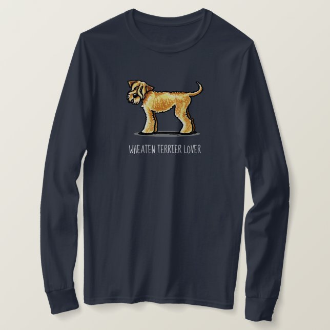 Camiseta SCWT Wheaten Terrier Lover Personalizado (Frente do Design)