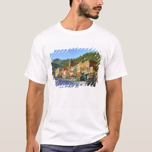 Camiseta SD, Deadwood, Cidade Histórica de Mineração Dourad (Frente)