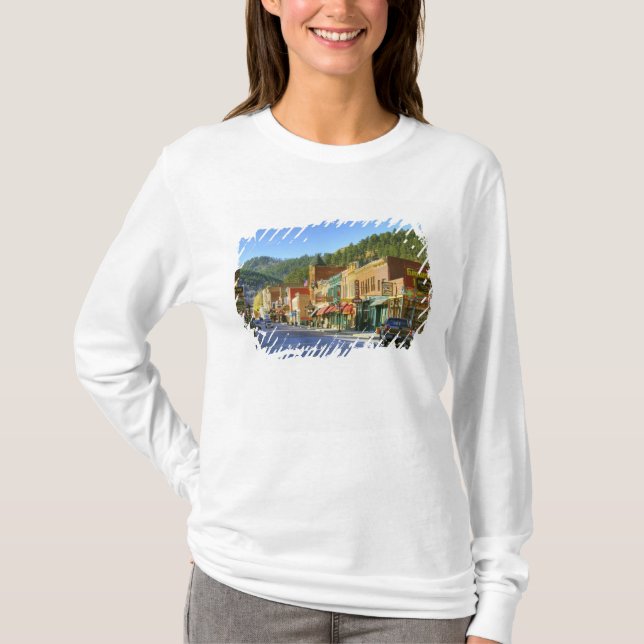 Camiseta SD, Deadwood, Cidade Histórica de Mineração Dourad (Frente)