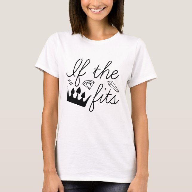 Camiseta Se A Coroa Ajustado (Frente)