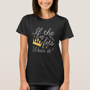 Camiseta Se A Coroa Ajustado. Vista!
