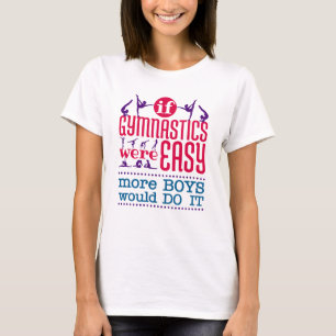 Camiseta Se A Ginástica Fosse Uma Mulher Engraçada Fácil, M