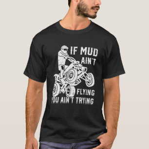 Camiseta Se a lama não voa você não está tentando o retro-M