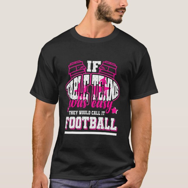 Camiseta Se a Mesa fosse fácil, chamariam-lhe futebol (Frente)