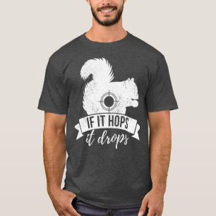 Camiseta SE A TI SALTO A TI DROPS Caça Engraçado ao Esqui