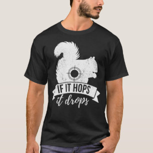 Camiseta SE A TI SALTO A TI DROPS Caça Engraçado ao Esqui