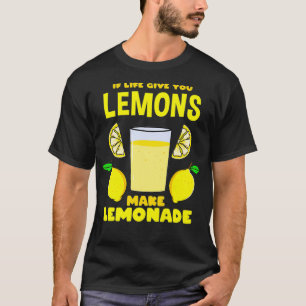 Camiseta Se A Vida Lhe Dar Limões Fazem Limonada Premium