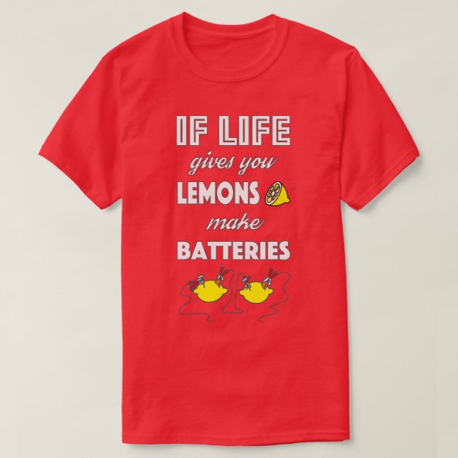 Camiseta Se a vida te der limões (Frente do Design)