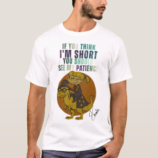 CAMISETA SE ACHA QUE SOU CURTA, VOCÊ DEVERIA VER MINHA PACI