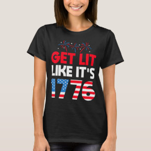 Camiseta Se afaste como se fosse 1776 Independência 4 de ju