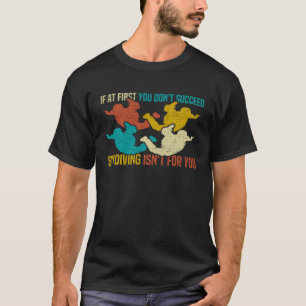 Camiseta Se Ao Primeiro Você Não Consegue O Parapente Não É