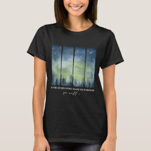 Camiseta Se as Estrelas Foram Feitas Para Adorar Então Eu T
