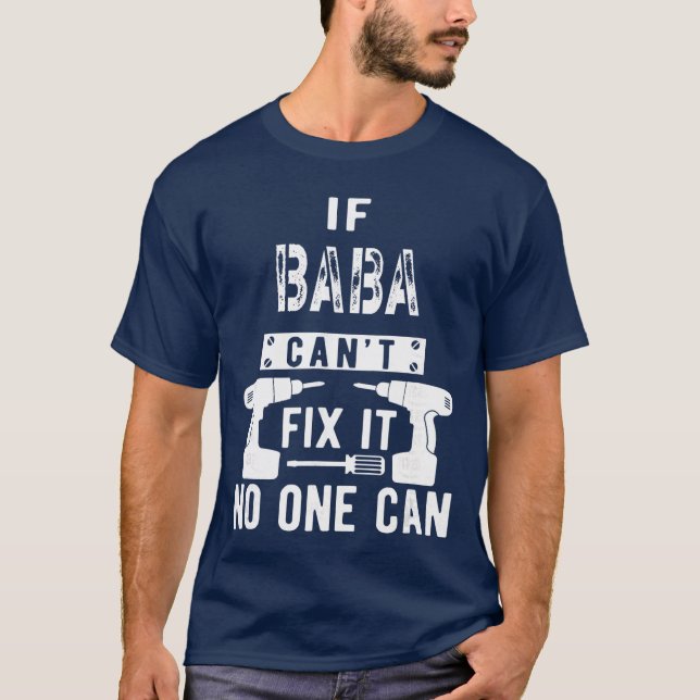 Camiseta Se Baba não pode consertá-lo, ninguém pode Pérsia  (Frente)