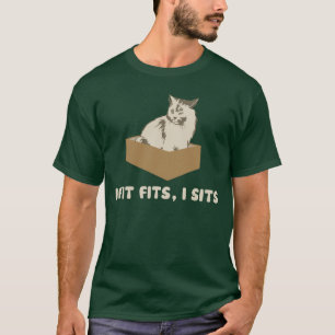 Camiseta Se cabe, I senta o gato