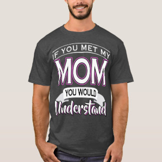 Camiseta Se Conhecesse Minha Mãe, Entenderia.