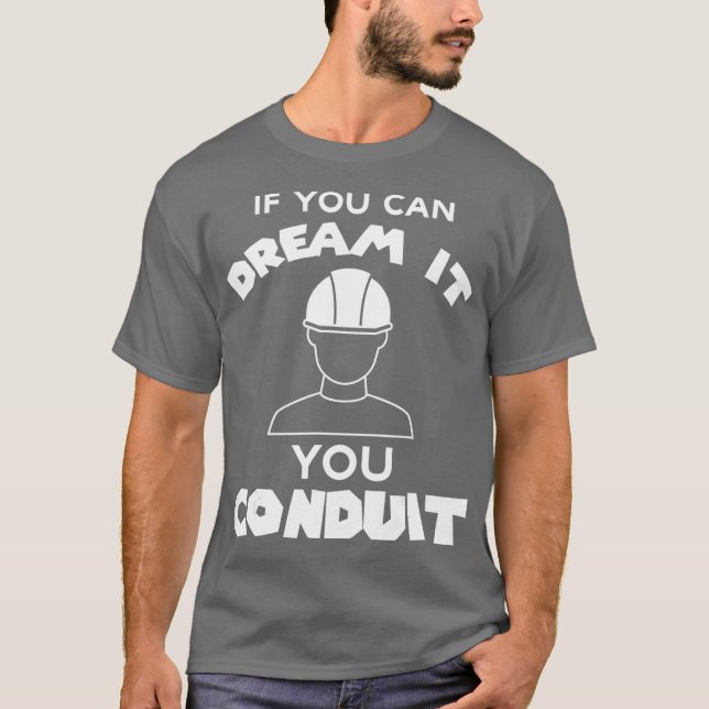Camiseta Se Consegue Sonhar, Conduz Eletricidade (2) (Frente)