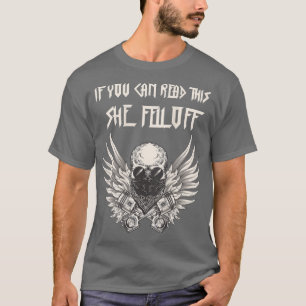 Camiseta Se Consegues Lê-Lo, Ela Caiu A Rider Motorcycli
