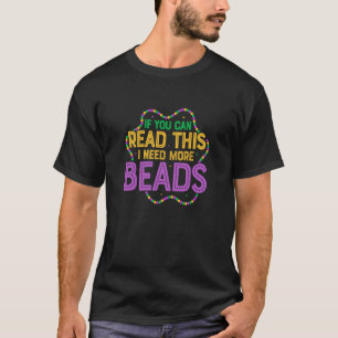 Camiseta Se Consegues Ler Isto Preciso De Mais Miçangas Mar