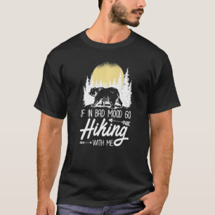 Camiseta Se De Mal Humor Ir Caminhar Comigo Hiker