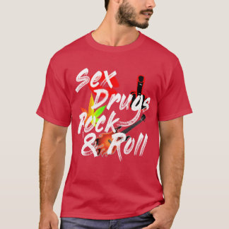 Camiseta Se drogas Rock and Roll boy