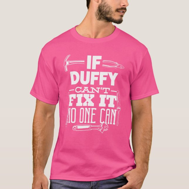 Camiseta Se Duffy não consegue consertá-lo, ninguém pode co (Frente)